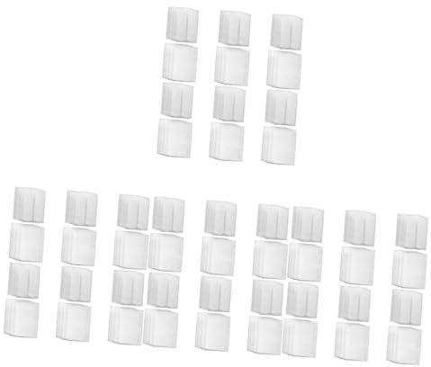 TOVINANNA 4 Sätze Patch-hand- Und Fußpflege Wimpernlift-set Aufkleber Lockenwickler Auto Punkt Bindung Haken Bausatz Vorverpackung Versiegelung Hautpflegemittel Weiß Vlies