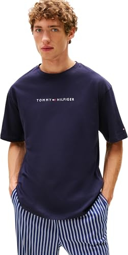 Tommy Hilfiger Men’s Short Sleeve Round Neck Logo T-Shirt