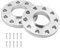 ISINEVER Spurverbreiterung 5x112 30mm 2x15mm 66,6 Kompatibel mit Mercedes-Benz Modelle mit Radschrauben M14x1.5 Spurplatten Distanzscheibe Silver