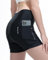 Eco-daily Damen Radlerhose mit 4d Gel-sitzpolster,Atmungsaktive Summer Fahrradhose Kurz Elastische Seitentaschen 5 Zoll Radhose für Rennrad Mountainbike & Fitness Sporthose （S,schwarz