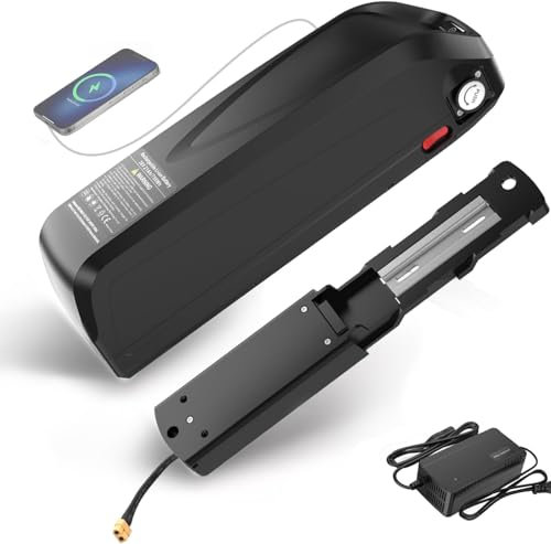 Varstrom Batteria al Litio per E-Bike – 36V 48V 52V 13Ah 16Ah 17.5Ah 18.2Ah 20Ah per Tubo Obliquo/Portapacchi, Compatibile con Kit Motore Centrale e Mozzo BAFANG da 250W a 1200W