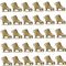 Diogeynu 30 Stück modische 3D-Schlittschuh-Anhänger, exquisite Schlittschuh-Anhänger, Anhänger für Mode-Accessoires
