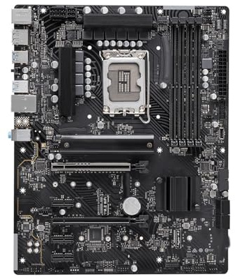 Carte mère Fit for ASROCK H670 PG Riptide, Socket Intel LGA1700, 128 Go PCIe 5.0 M.2, Format ATX, Compatible avec Les Processeurs I7-14700, I5-14400, I7-13700 Et I5-13400
