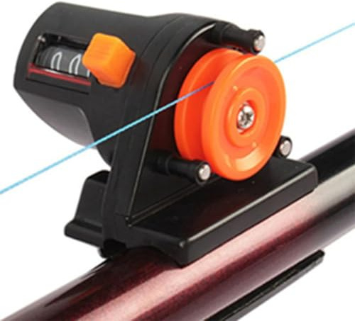 Display digitale Contatore di lunghezza della lenza da pesca portatile 0-999M Profondimetro Strumento di attrezzatura