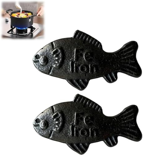2PCS Iron Fish for Cooking, Add Natural Iron to Food & Water,for Vegans, Athletes, Kids and Women Effective Cooking Tool, Ideal Iron Supplement (1)