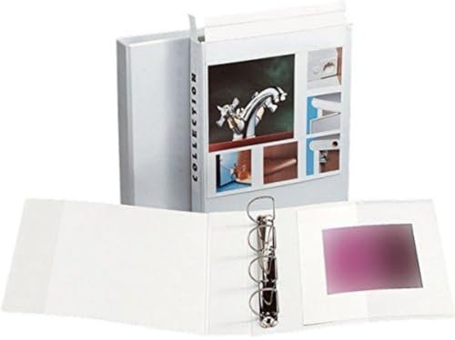 ESSELTE Display-Ordner aus PP (3 Taschen) mit Ringen 4-50 - D - f.to maxi - weiß - 394754000