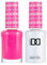 DND Duo Gel & Nail Polish Set - Fuchsia Touch 643-2x15ml