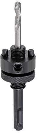 Hole Saw Arbor SDS 10 mm Shank for Hole Saw, Quick Change Mandrel with 2 Locking Pins