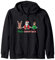 Yoga Weihnachten Santa Squad Rentier Elf Funny Workout Kapuzenjacke