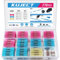 Kuject Kabelverbinder 270stk Stoßverbinder, Quetschverbinder Wasserdicht Schrumpfverbinder Set 10-26 AWG Stossverbinder