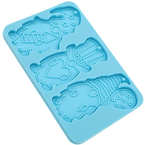 Silicone Gnome Mold DIY Keychain Mold Epoxy Resin Molds Birthday Keychain Mold Jewelry Making Accessories