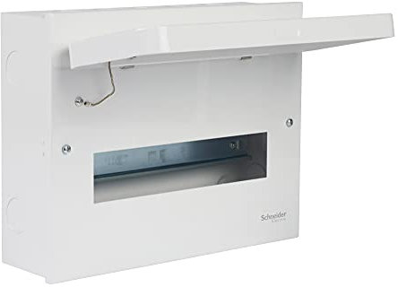 Schneider Electric Metal compact consumer unit, Easy9, 10 way