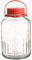 Easy Shopping® Large Pickle Jars Preserve Jars Airtight 3L 5L & 8 Litre Food Liquid Storage Clear Glass Jar Container Biscuits Jam Butter Sweet Jar with Screw Lid (8 Litre)