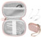 CaseSack Protective Case for Beats Flex Wireless Earbuds, Also for Powerbeats High Performance Wireless Earbuds, Headphone Storage, Headphone Bag, Power Charging Cable Bag (Rose Gold)