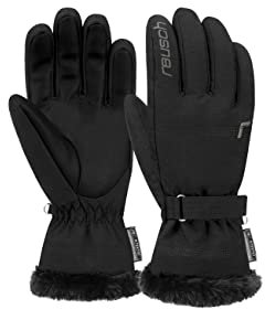 Reusch Luna R-TEX® XT mit wasserdichter und atmungsaktiver Membran, angenehm warme Skihandschuhe Schneehandschuhe, 7.5