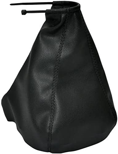 AERZETIX - C57737 - Funda para palanca de cambios - compatible con Volvo V40 S40 V50 I 1995-2004 - color: negro - en piel sintética