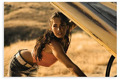 Star Megan Fox Leinwand-Poster, Schlafzimmer-Dekoration, Sport-Landschaft, Bürozimmer, Dekoration, Geschenk, ohne Rahmen, 30 x 45 cm