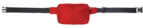 Brandsseller Bauchtasche Gänzend Rot Gürteltasche Hüfttasche Accessoire für Freizeit und Verkleidung