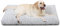 KSIIA Panier pour Chien XL, 105x70cm, Coussin Chien Grande Taille Lavable en Machine, Velours Rose avec Fond Antidérapant, Tapis Matelas Lit Anti-Stress, Gris
