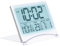 MMOBIEL Digital Clock LCD Travel Alarm Foldable with Backlight – Day, Date and Temperature Indication – Digital Alarm Clock for Table, Desk - Battery Operated – Silver