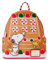 Loungefly Peanuts Snoopy Mini-Rucksack mit Lebkuchenhausduft, Braun, Einheitsgröße, Mini-Rucksack
