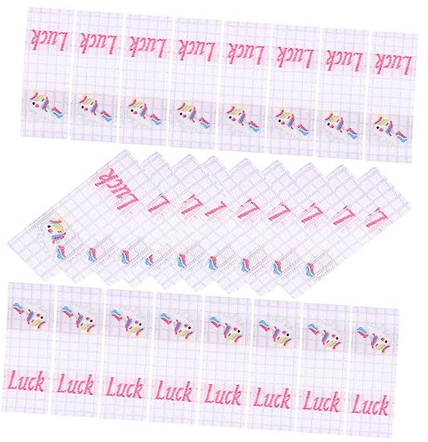 NUOBESTY 100St Hut-Etikett Handwerk-Tag Stichworte Schuhetikett handgemachte Etiketten Tiara DIY-Handwerk Hutetikett selber machen Weben Stoffetikett Kunsthandwerk schmücken Schuhmarke