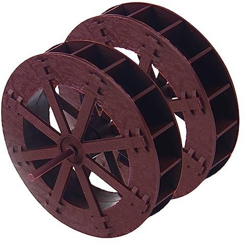 POPETPOP 2stücke Feng Shui Wasserfall Rad Zubehör Für Brunnen Und Aquarium Dekoration Wasser Rad Für Gartengestaltung Und Mikrolandschafts-Layout