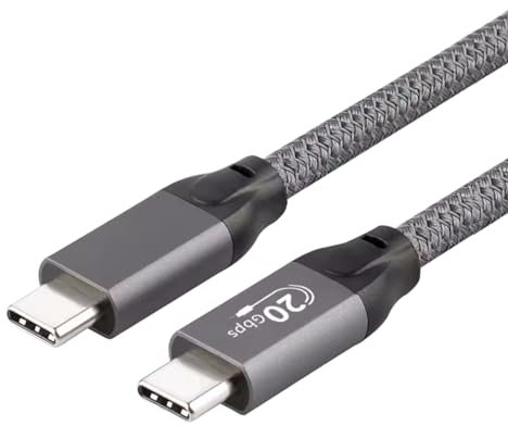 USB C to USB C High Speed Data Transfer, Video, Display, Monitor, Docking Station Cable for MacBook, Laptop, PC, HP, MNN, KYY, ARZOPA, InnoView, UPERFECT, c-Force, ReHisk, ViewSonic, VisionOwl & More