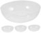 KICHOUSE 4pièces Bols De Pesée Transparent Lot De Accessoires Pratiques Pour Balances Numériques Outils De Pesée Pour Cuisine Éléments Indispensables Pour Mesures Précises Des