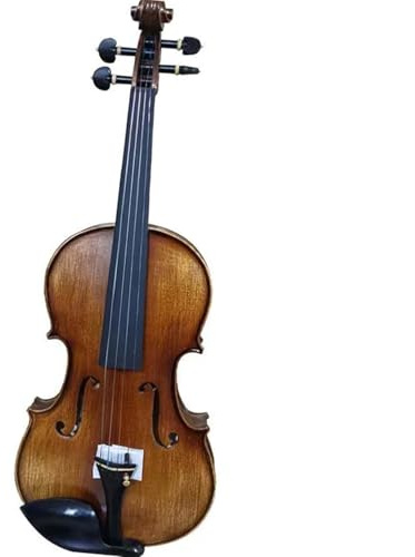 Violine Klassische Natürliche Flamme Violine Ebenholz Griffbrett Bogen Brasilien Holz(1/16)