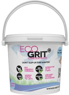 Ice Melt Salt for Snow Grit De Icing Rock Salt Road Alternative (5kg Tub) UK Made - Pet Friendly Road Grit, No Urea De Icing Driveway, Snow Removal, Car Parks, Stables Quick Ice Melt