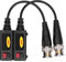 Rankomu Balun Transceiver Balun Transceiver Single Port, HD Video Balun für einfache Installation, Ethernet Over Coax, Starke Kompatibilität für HD Analog Videoübertragung