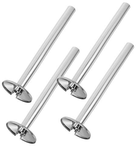 CRILSTYLEO Runde Rohrabdeckungen 4er Satz Für Bad Und Küche Stilvolle Dekoration Installieren Zum Verstecken Von Heizungs Und Gasrohren