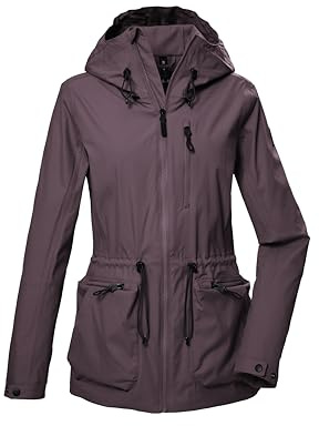 G.I.G.A. DX Damen Funktionsjacke/Outdoorjacke wasserdicht mit Kapuze GS 55 WMN JCKT, pflaume, 48, 42710-000