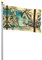 Skizzen-Hawaii-Flagge, lustige Dekorationen, Gartenflagge, Festival-Zubehör, hängende Flagge für drinnen und draußen, Zuhause, Party, Hof, Terrasse, 0,6 x 0,9 m
