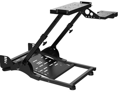 PXN A10 Gaming Lenkradständer – Faltbarer und Verstellbarer Racing Lenkrad Ständer für V99, V10, G25, G27, G29, G920, G923, T248, T300RS, T500RS, TS-PC