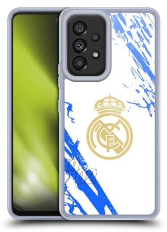 Head Case Designs Offizielle Real Madrid CF Weiß-Blau Urban Gel Handyhülle [Militärischer Schutzgrad] Kompatibel mit Samsung Galaxy A53 5G (2022)