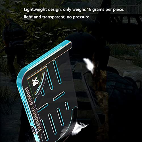 ZoraYorce 2 Stück Controller-Spielehalter, ergonomische Form, weiches Silikon, zusätzlicher Handyspielhalter, waschbarer Griff, Gaming-Zubehör für iPad, Tablet, PUBG-Handyspiel