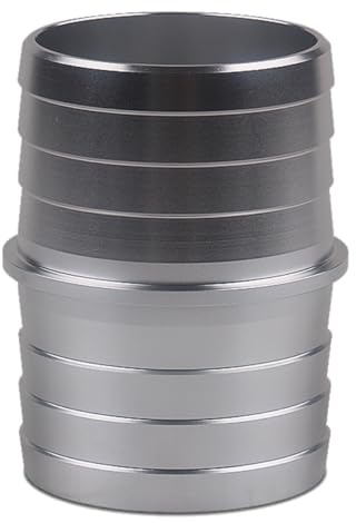 CTIRCHIU Raccord Cannelé pour Tuyau de Radiateur 1-1/2 en Alliage D'aluminium Souple pour Réparation de Durite de Radiateur et Durite de Servofrein