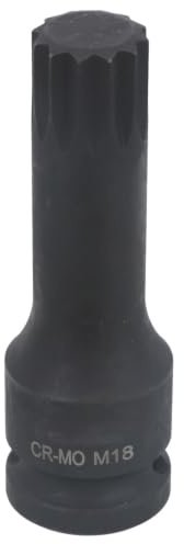 M18 x 78mm 1/2 Drive Extra Long Impact Spline Socket for VAG Bergen