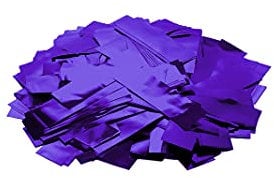 TCM FX Metallic-Konfetti, rechteckig, 55 x 18 mm, Violett, 1 kg