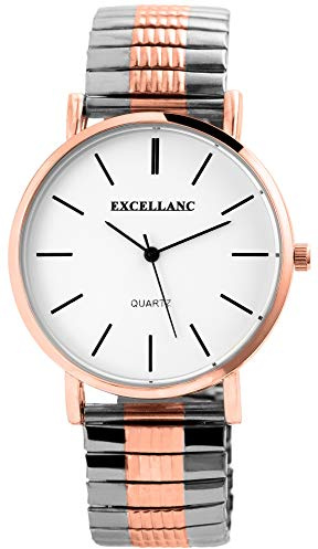 Excellanc Herren - Uhr Zugarmband Comfort Fit Analog Quarz 2700015