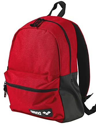 ARENA - Zaino per adulti Sport Scuola 30L, Team, Unisex - Adulto, Zaino, 002481, Team rosso melange, Taglia unica