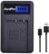 DuraPro LCD USB Battery Charger for Fuji NP 95 NP-95 Battery; Fuji Finexpix F30, F30 Zoom, F31, F31 fd, F31fd, Real 3D W1, X100, X100s, X-S1 Batteries