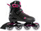 Rollerblade Damen Sirio 80 Inlineskate, Black/Raspberry, 270