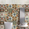 RE-COVERTILES - Adesivi per Piastrelle Bagno e Cucina 24 Pz 10x10 cm - PS00169 Decorazione murale in PVC impermeabile mattonelle mosaico stile cementine Azulejos