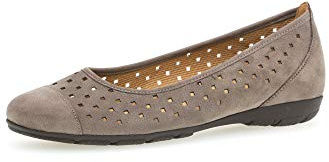 Gabor Damen Ballerinas, Frauen sportliche Ballerinas,weiblich,Lady,Ladies,Women's,Woman,Flats,Halbschuhe,Slipper,Slip-ons,Wallaby,37 EU / 4 UK