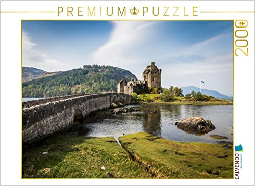 CALVENDO Puzzle Eilean Donan Castle - Isle of Skye - Eine Reise durch den Nordwesten Schottlands 2000 Teile Lege-Größe 90 x 67 cm Foto-Puzzle Bild von Dennis Westermann