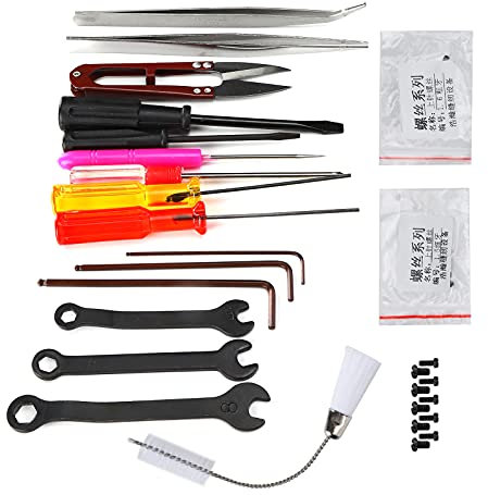 Shanrya Kit d'outils pour machine à coudre surjeteuse, vis brosse, tournevis cruciforme/à fente, clés pour machine à coudre surjeteuse