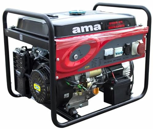 AMA Generatore a Benzina Trifase con AVR da 420 CC, 6,5 kW